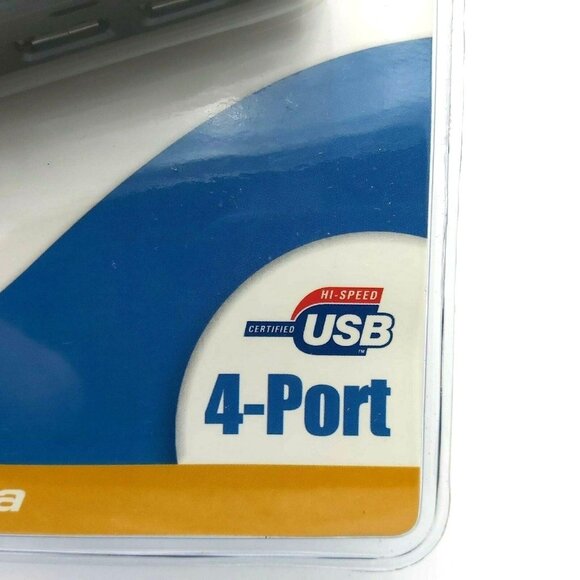 D-Link DUB-H4 Hi-Speed 4-Port USB 2.0 Hub 480 MBPS for Desktops CSC OEM PC MAC - Picture 4 of 4